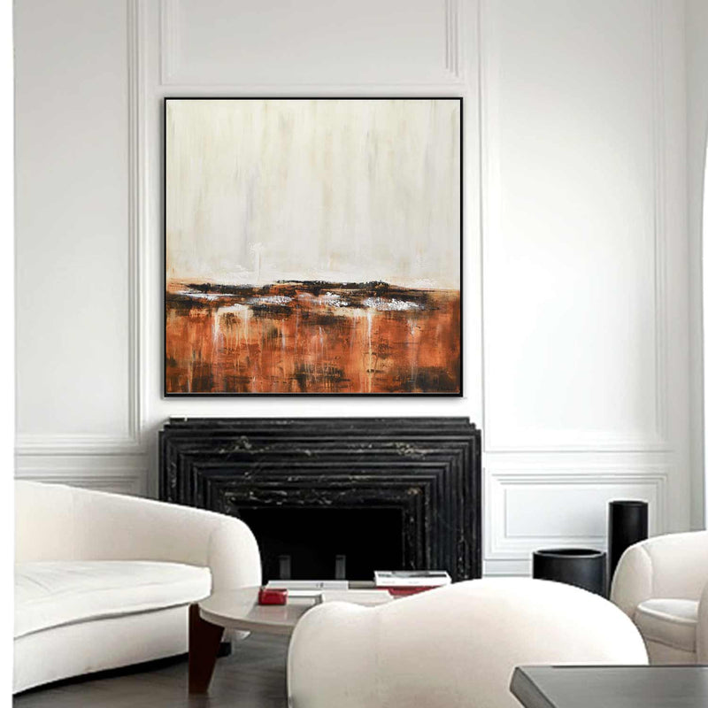 30x30 oil painting ready to ship