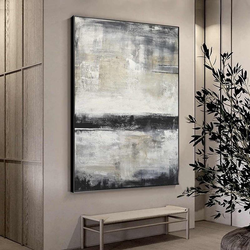 vertical modern contemporary painting