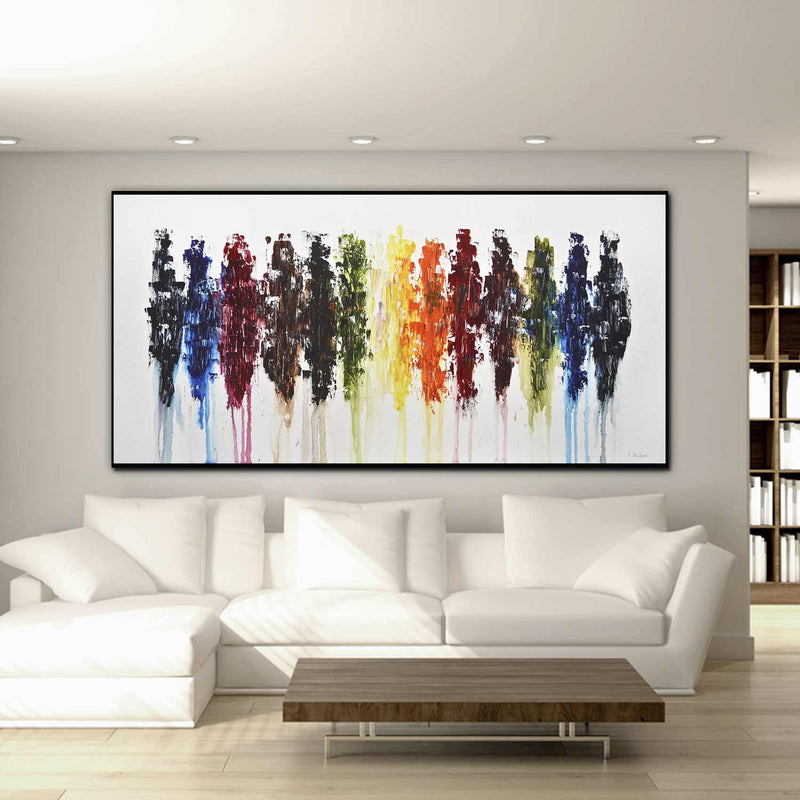 abstract artwork large wall painting
