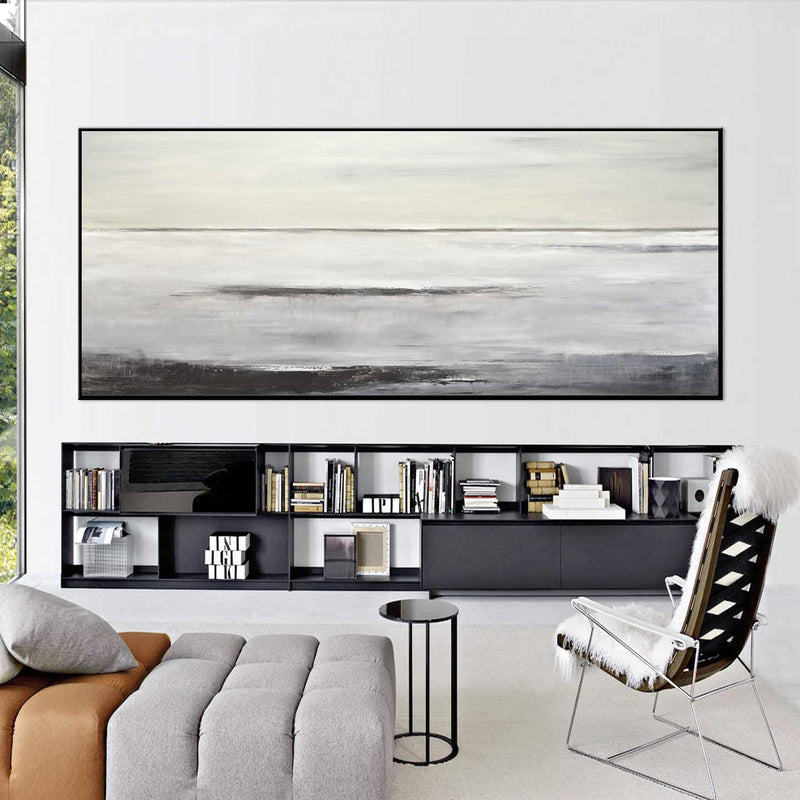 Expansive Abstract Painting On Canvas
