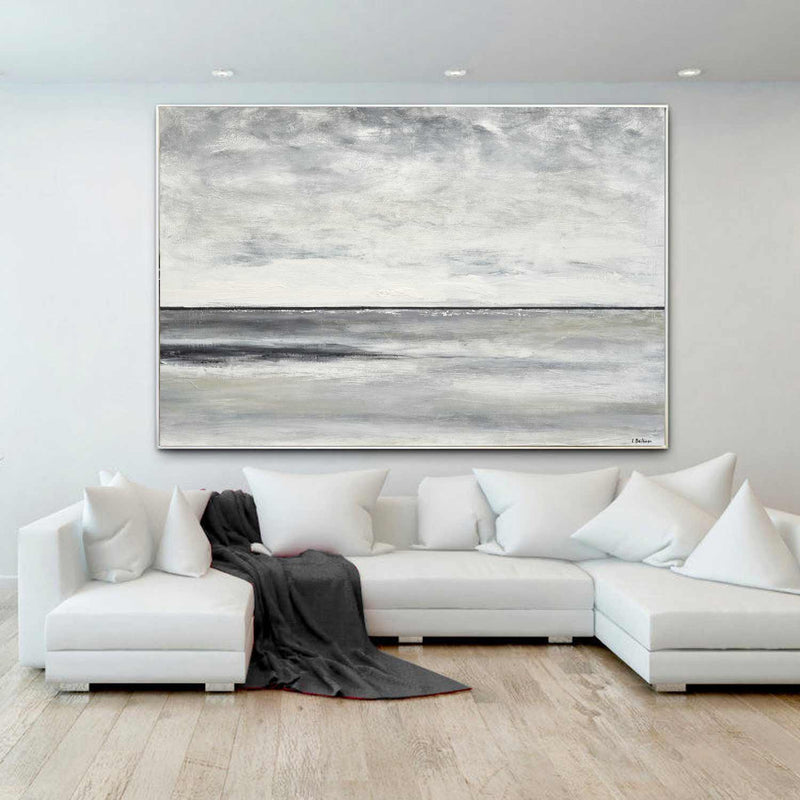 Scenic Abstract Painting Rectangular Dining Room Art Custom Size