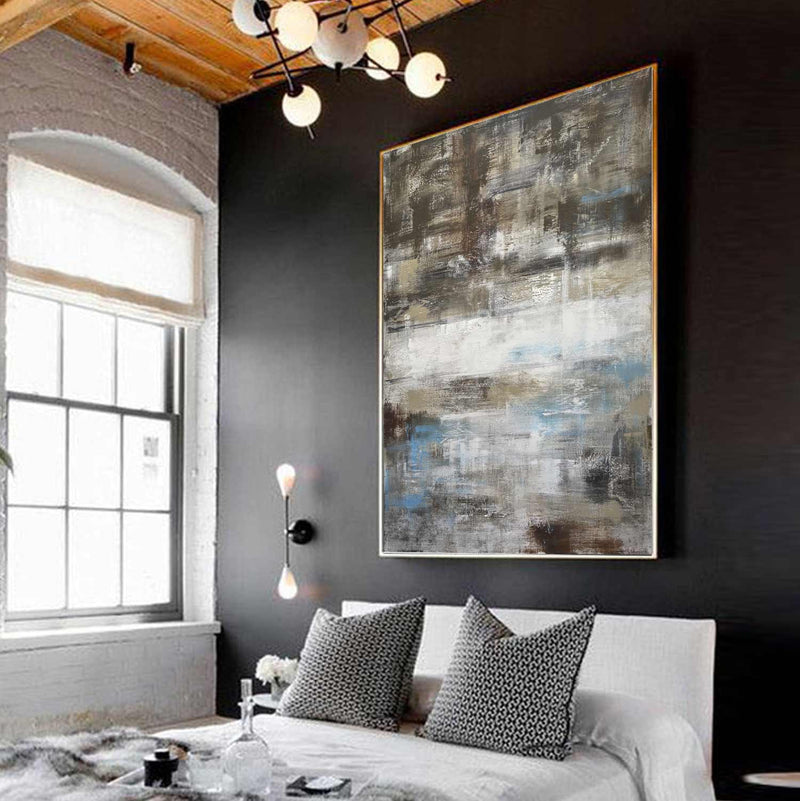 loft style vertical art