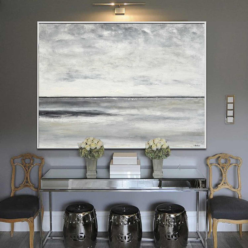 Scenic Abstract Painting Rectangular Dining Room Art Custom Size