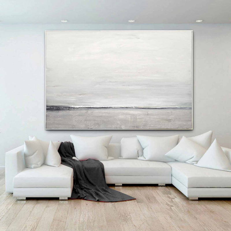 Clean Minimal Landscape Painting artwork