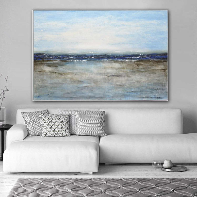 blue painting