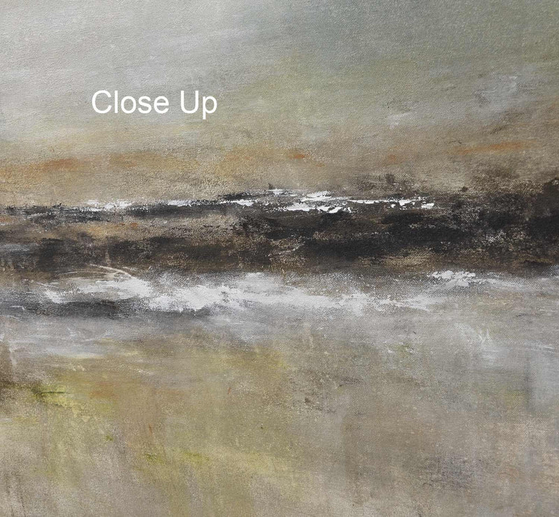 close up of painting