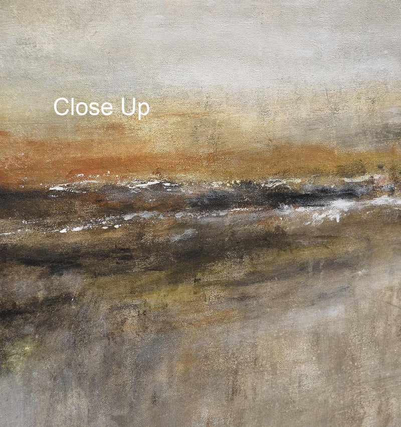 close up of original painting