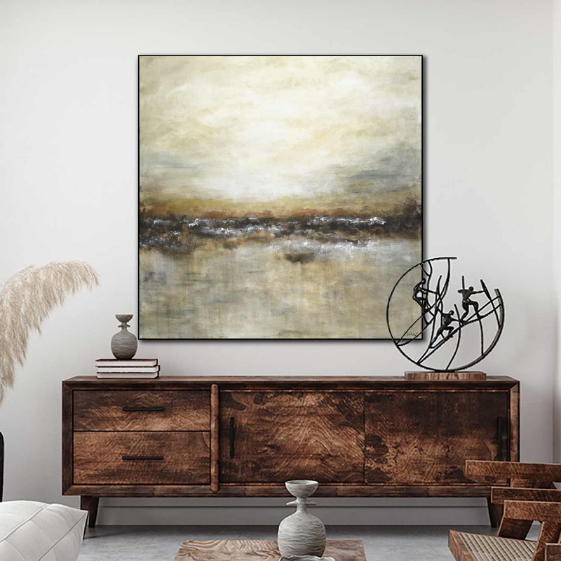 handmade abstract landscape