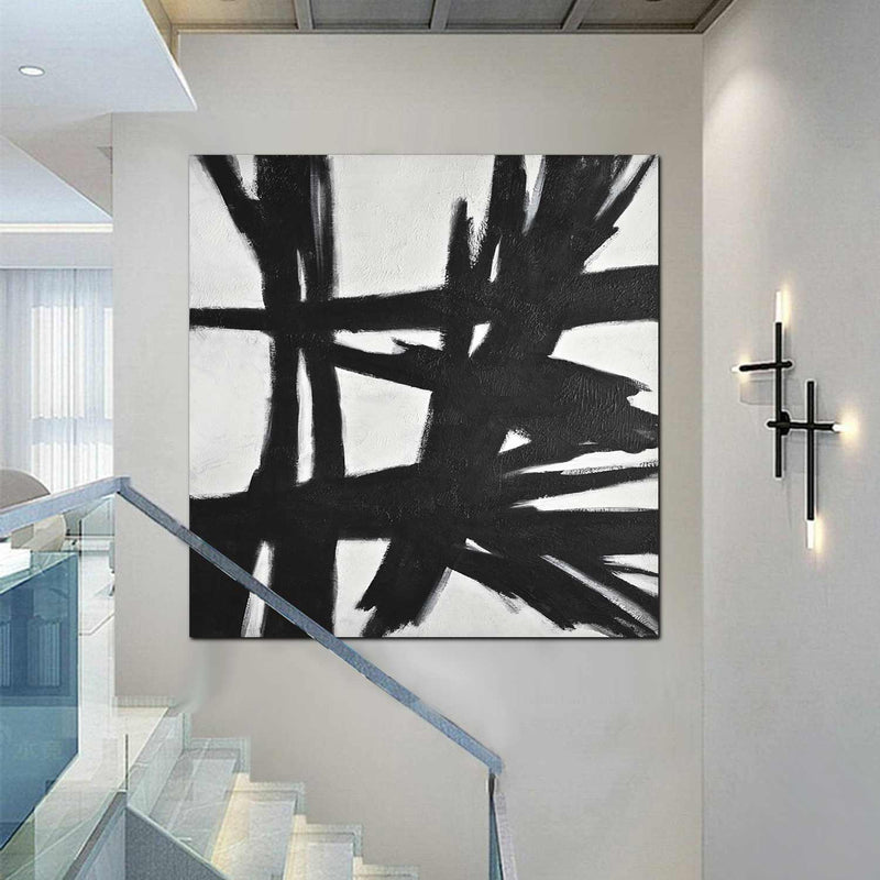 kline inspired style art living room