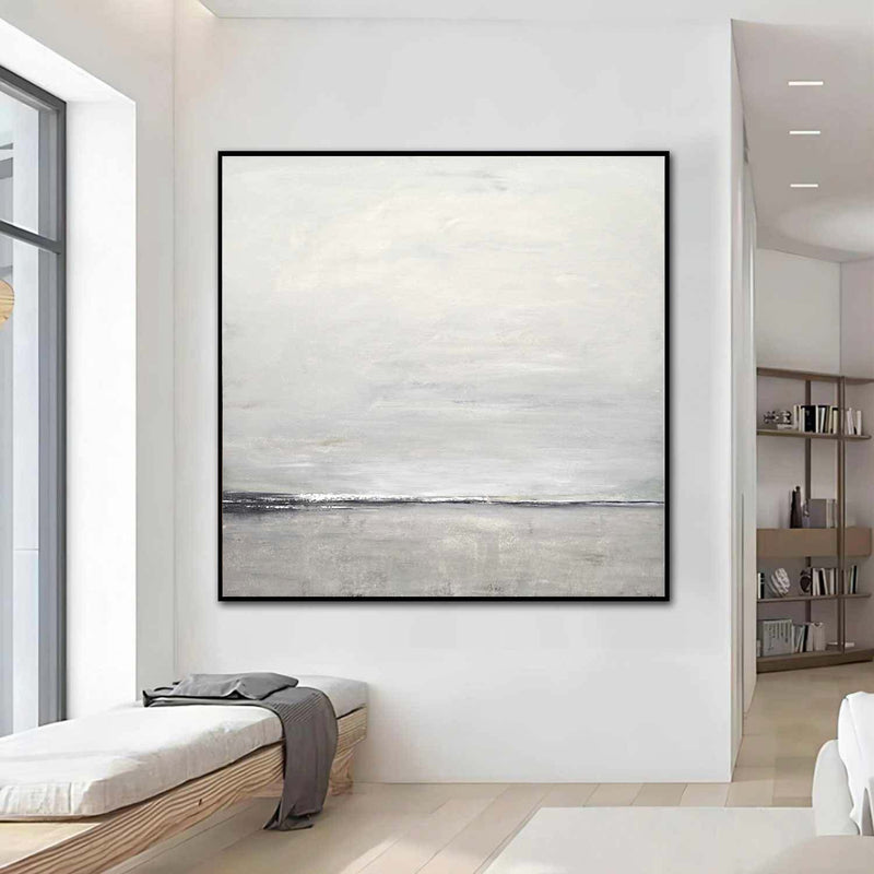 Greige Oil Painting Trending Wall Art Original Design