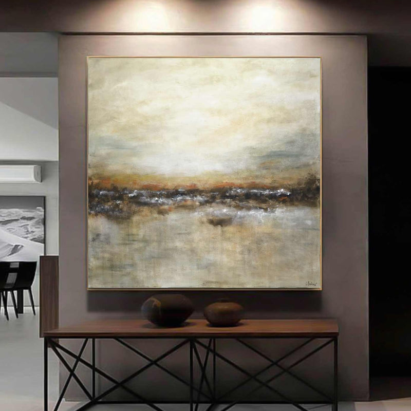 abstract landscape painting