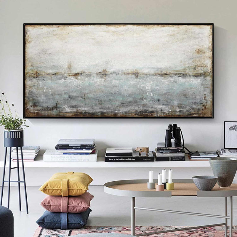 long painting wide art