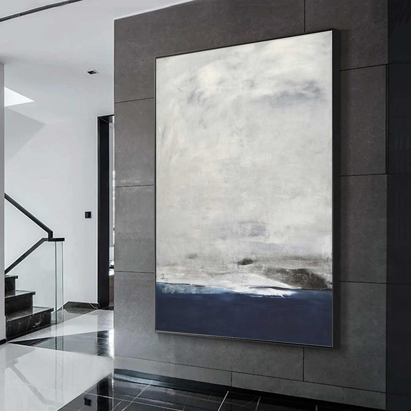 wall art painting vertical coastal art