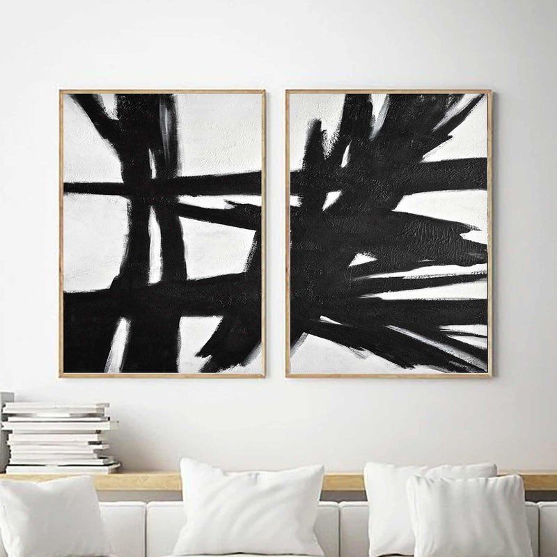 Expressionist Paintings Mid-Century Style