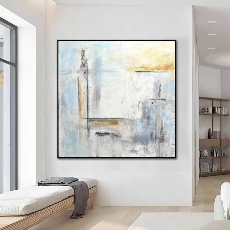 Abstract Square Artwork by American