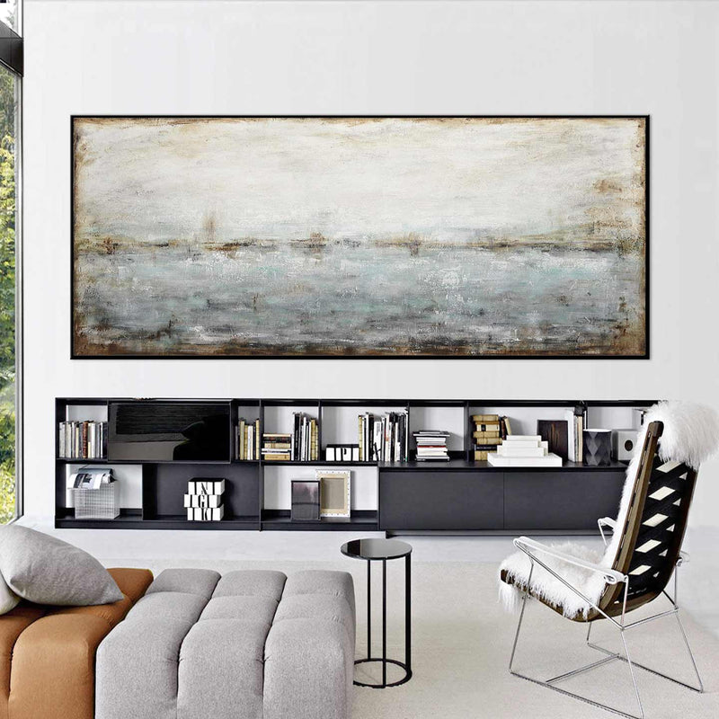 textured panorama wide painting