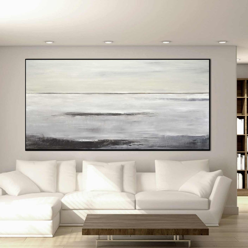 wall art abstract beige painting