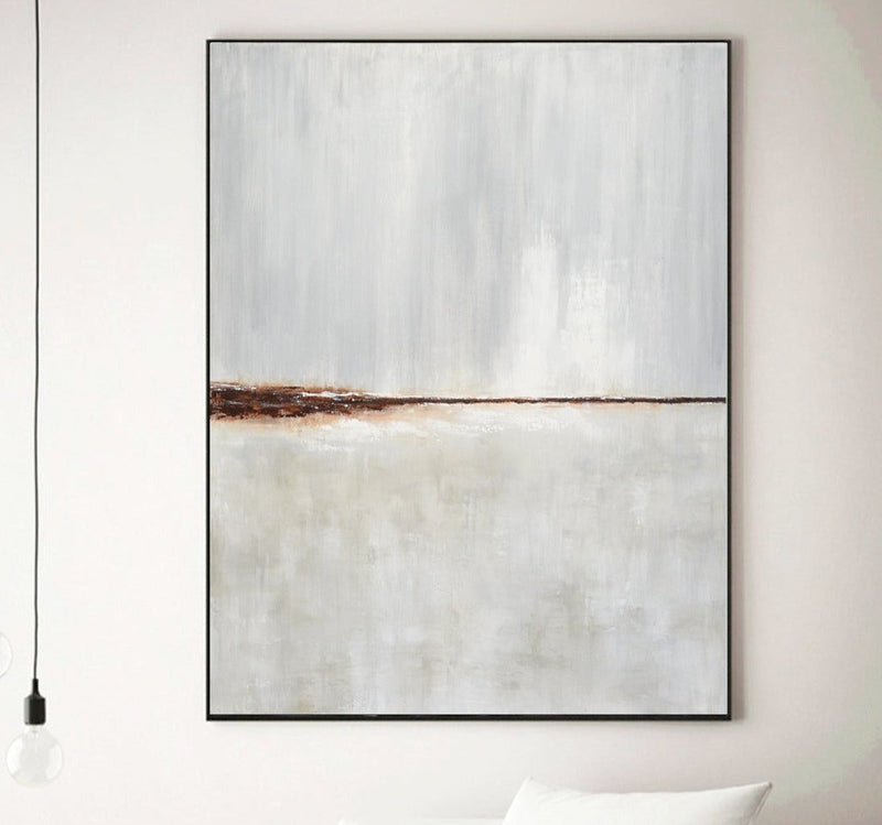 Large Abstract Painting Minimalist Landscape