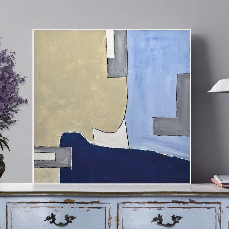 "Centered" Original abstract oil painting 30 x 30