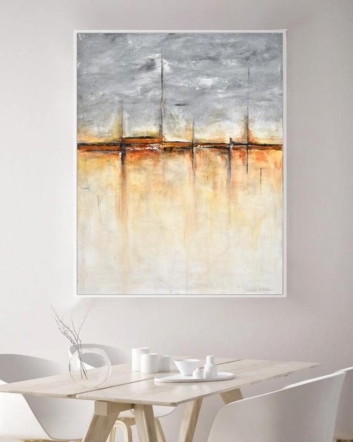 gray umber abstract art design