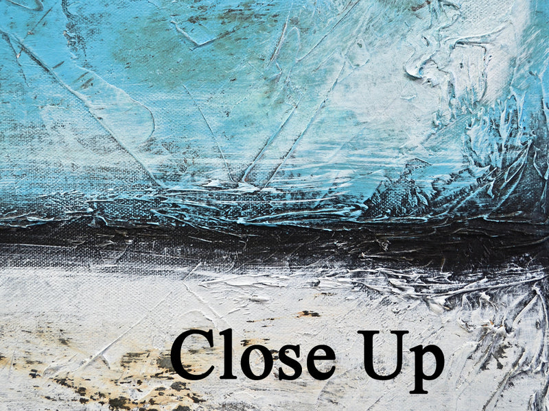 close up abstract painting