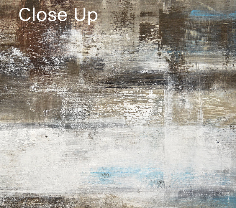 "Grounded" abstract painting large original artwork