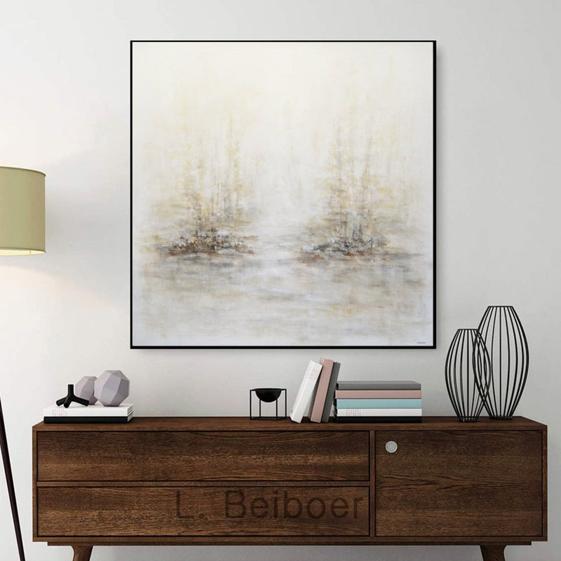 landscape trees abstract painting