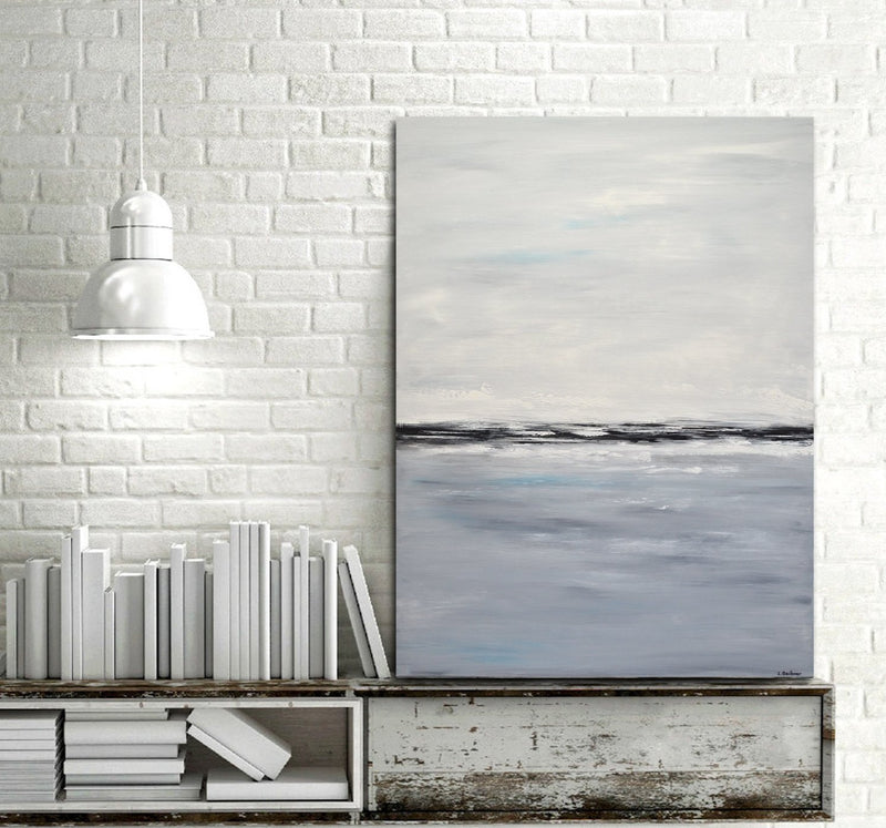 large abstract landscape artwork