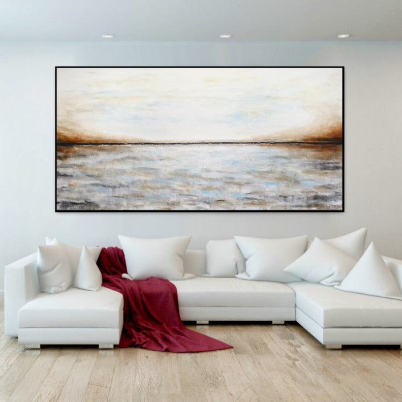 abstract landscape seascape painting gallery home decor