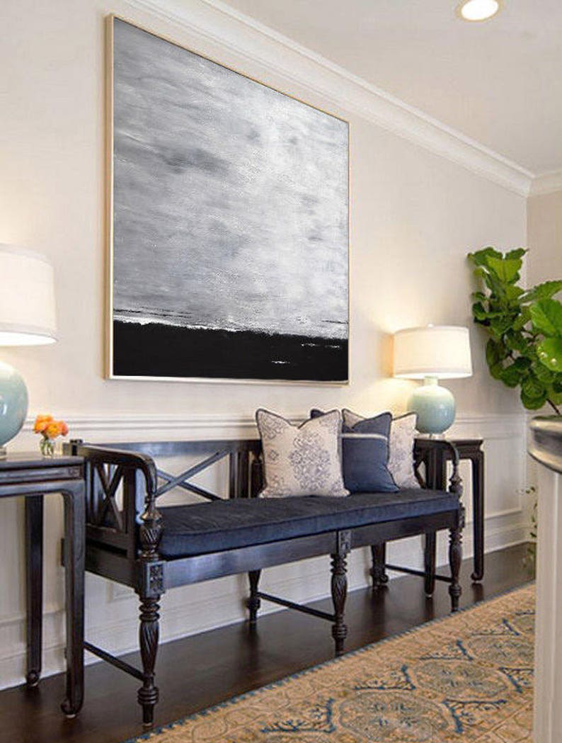 minimalist landscape black white