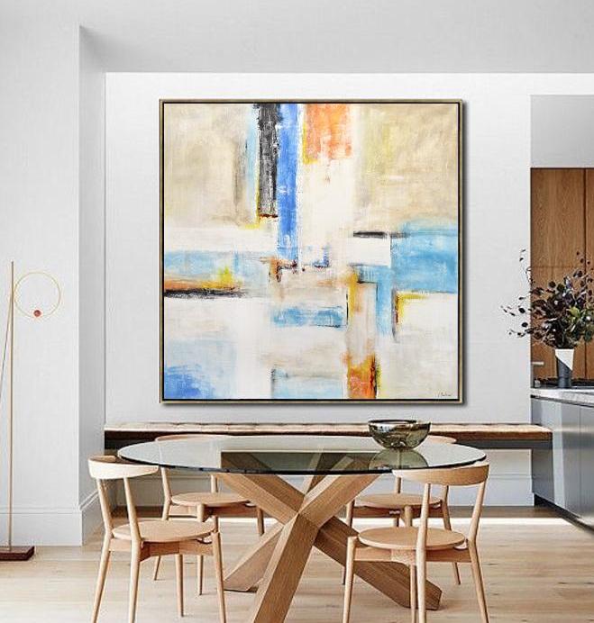 large textured painting gallery wall art decor beiboerfineart