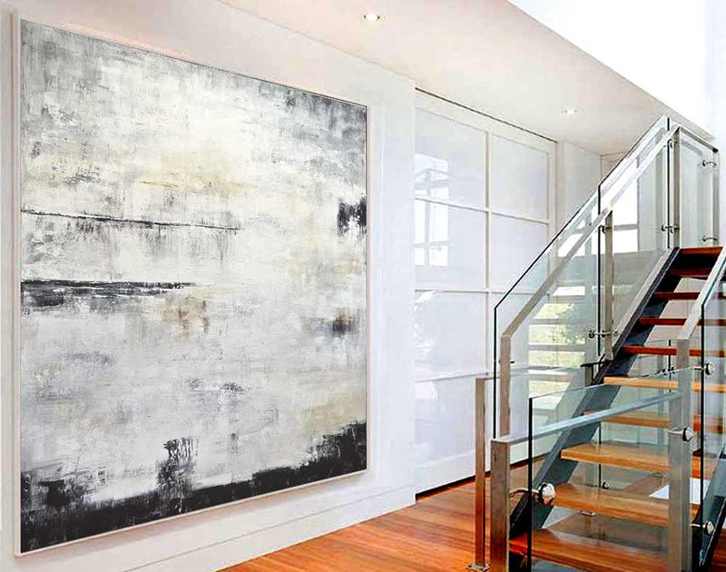 large square abstract painting