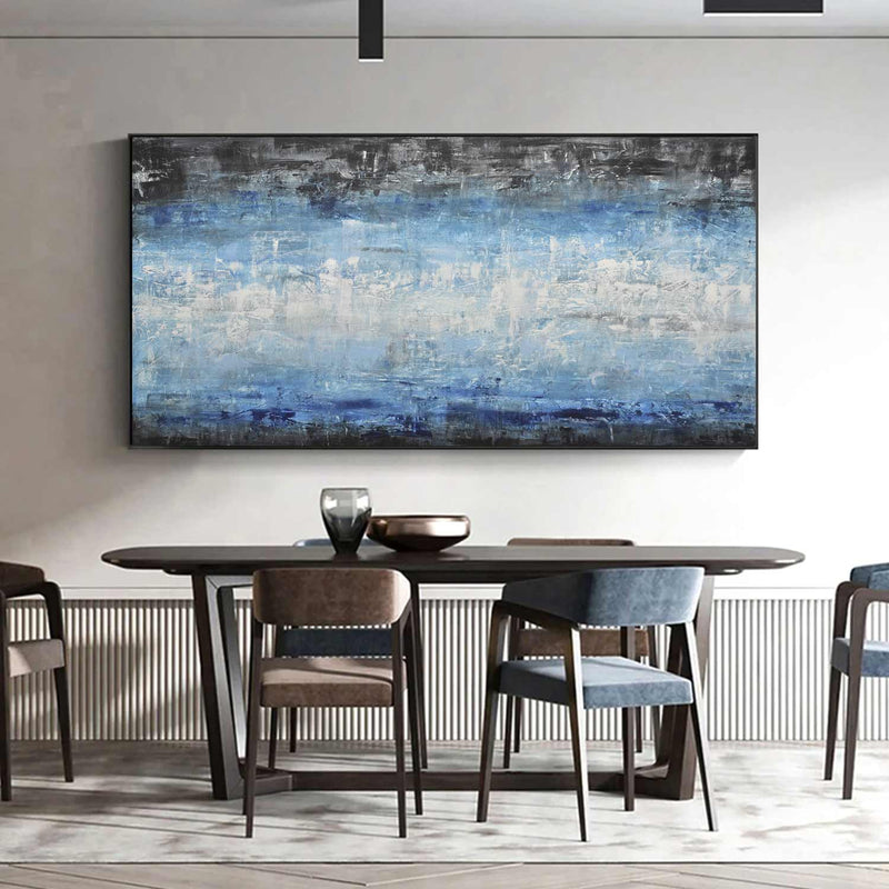 Abstract Panorama Painting in kitchen