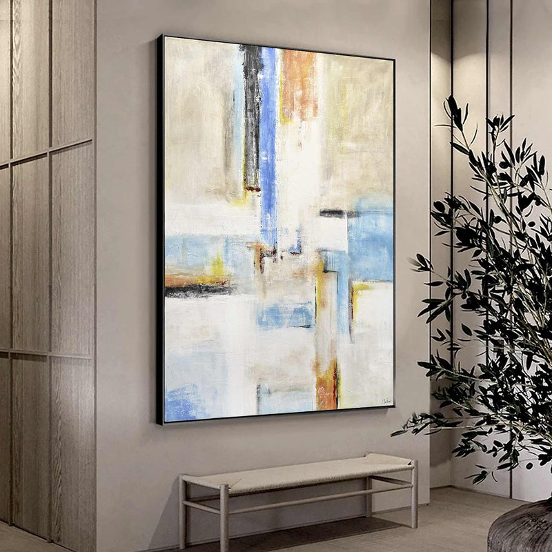 Vertical Interior Design Abstract Painting