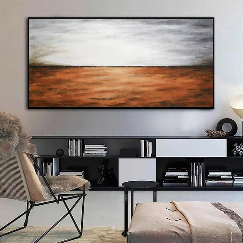 Abstract Art Amber Landscape