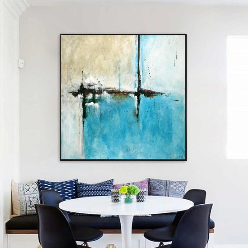 Abstract Art Geometry Lines Forms Painting Home Decoration Hotel