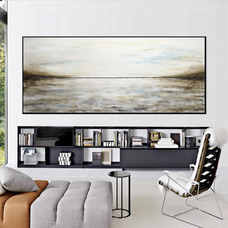 Abstract Art Landscape Panoramic Artwork On Canvas