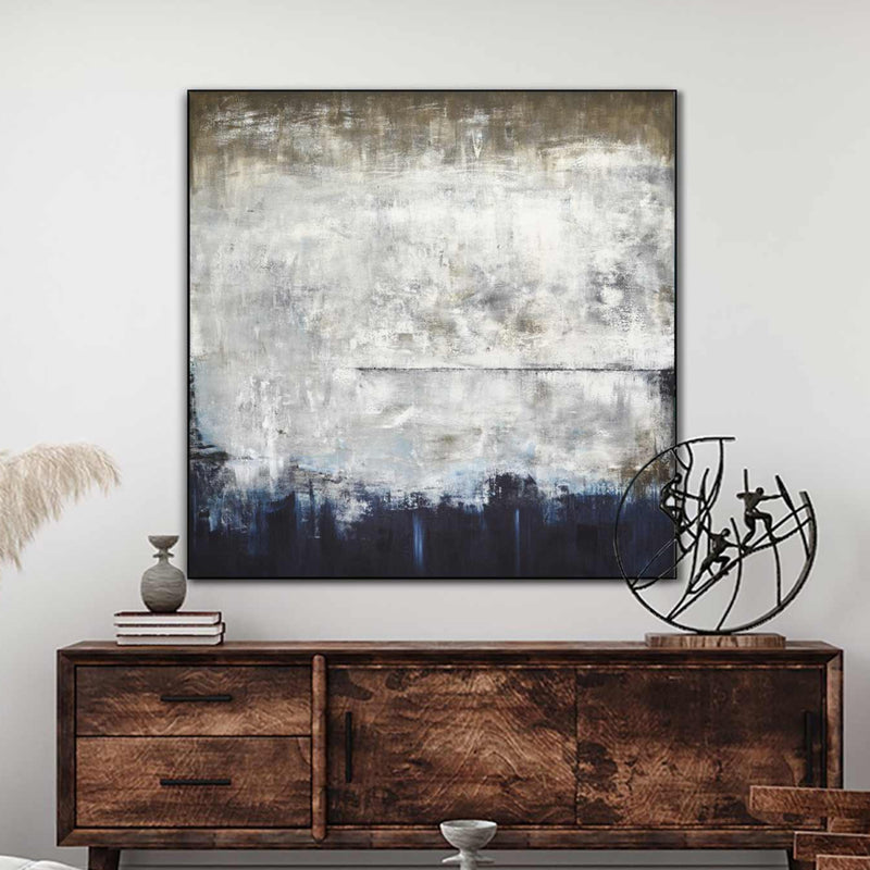 Abstract Contemporary Art For Living Room Large Square