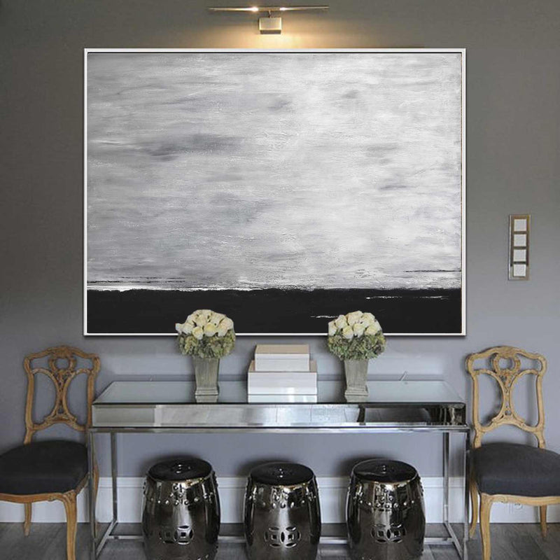 Black White Painting By American Artist