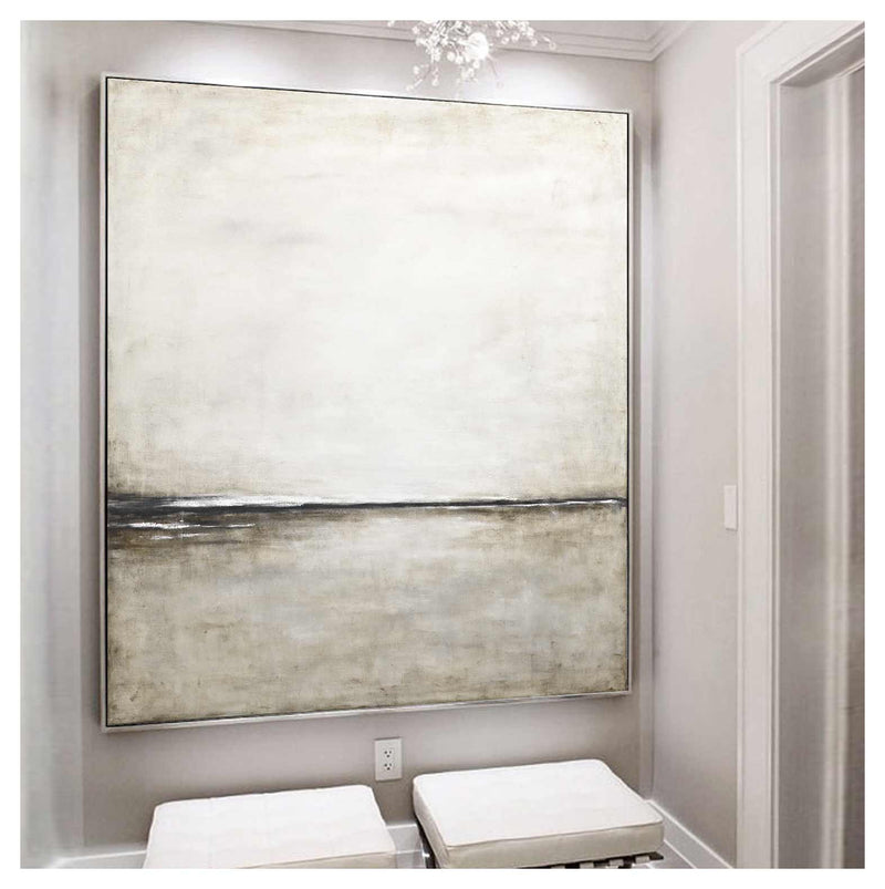 Earth Tones Painting Contemporary Square Office Art