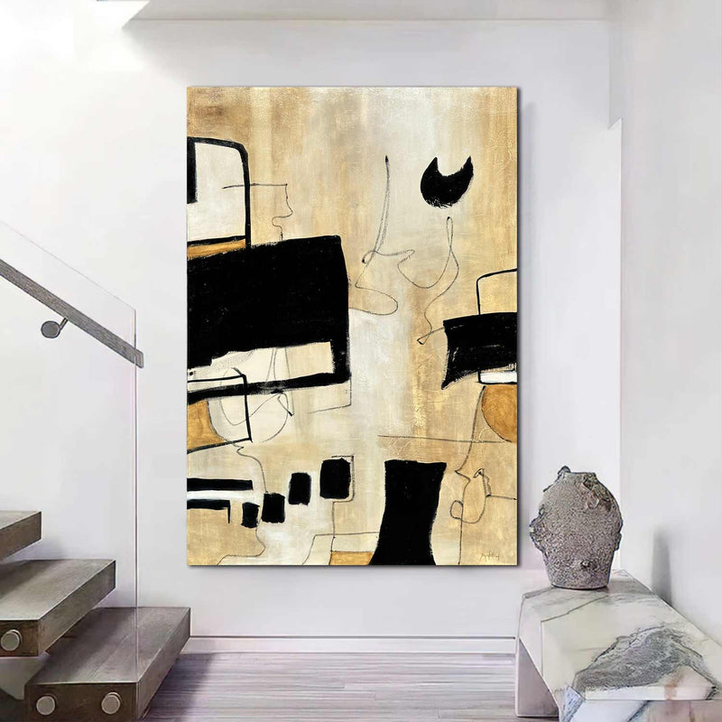 Expressionist Wall Painting Original Art