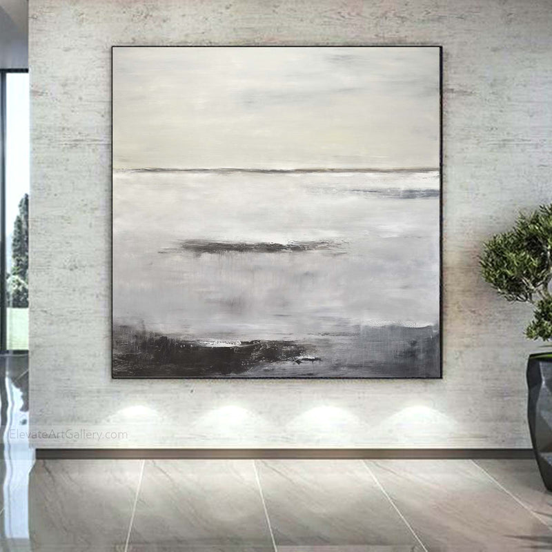 Large Scale Custom Size Painting Brown Beige Modern Abstract