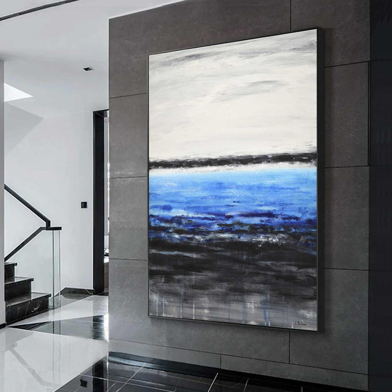 Seascape Painting Best Affordable Art Hand Painted Vertical Custom Size