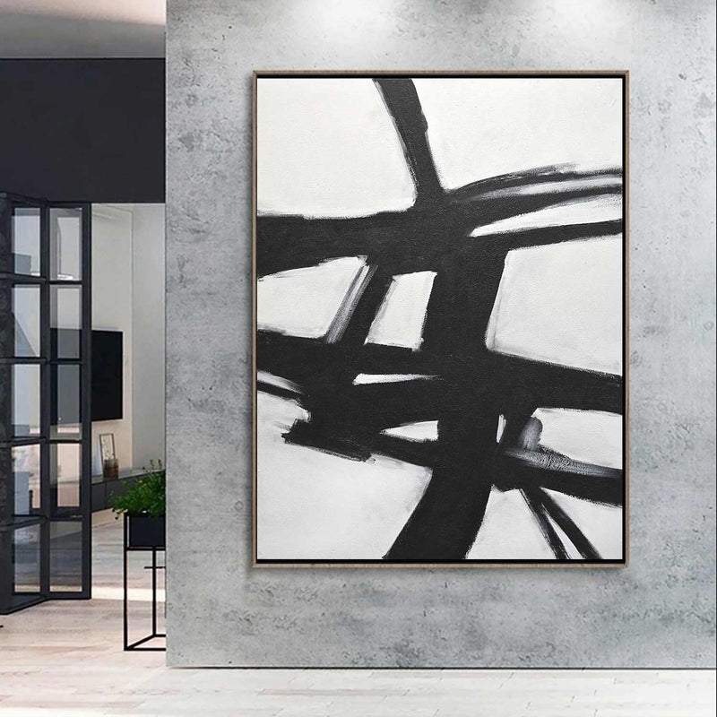 abstract black and white modernism