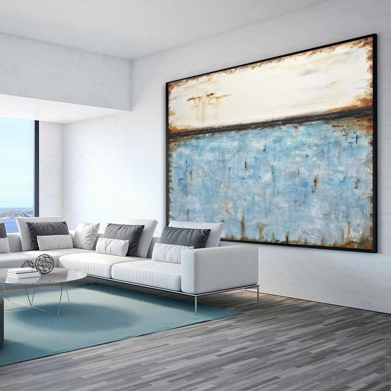 abstract painting on canvas nordic minimalist
