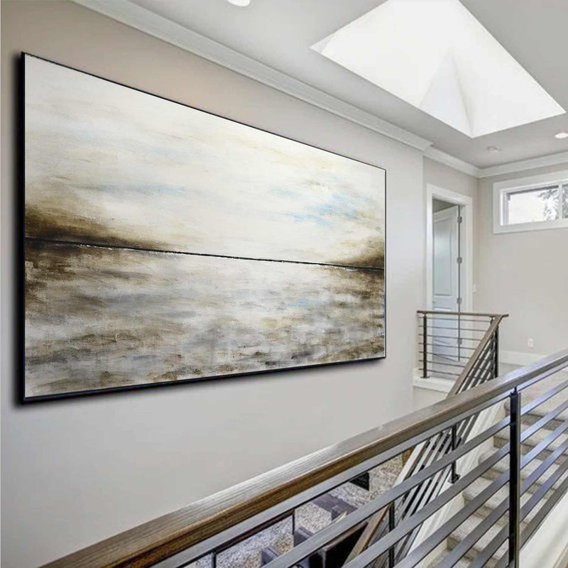 Abstract Art Landscape Panoramic Artwork On Canvas