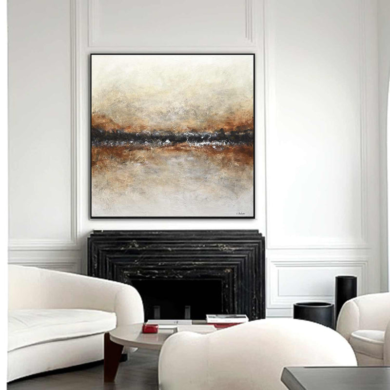 large abstract painting artwork