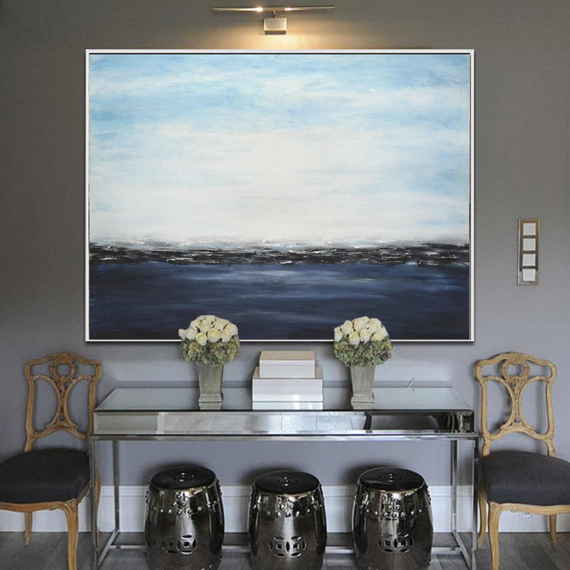 Landscape Blue Large Painting Seascape