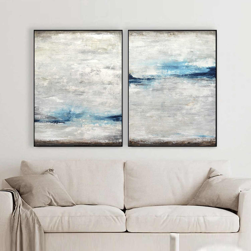 diptych paintings abstract