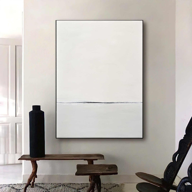 large art minimal painting neutral tones